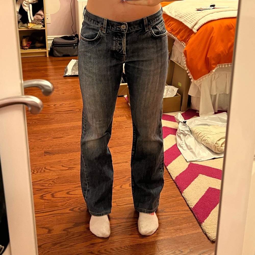 LIKE NEW✨ lucky brand, low rise, boot cut jeans